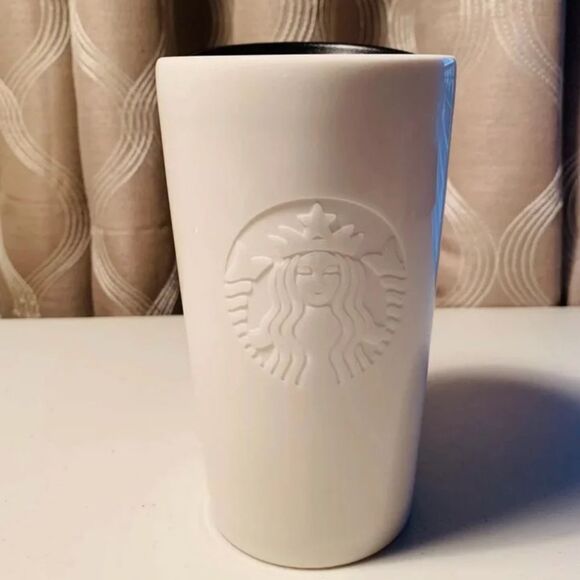 Starbucks Porcelain Coffee Mug, Tumbler with Lid - Picture 6 of 9